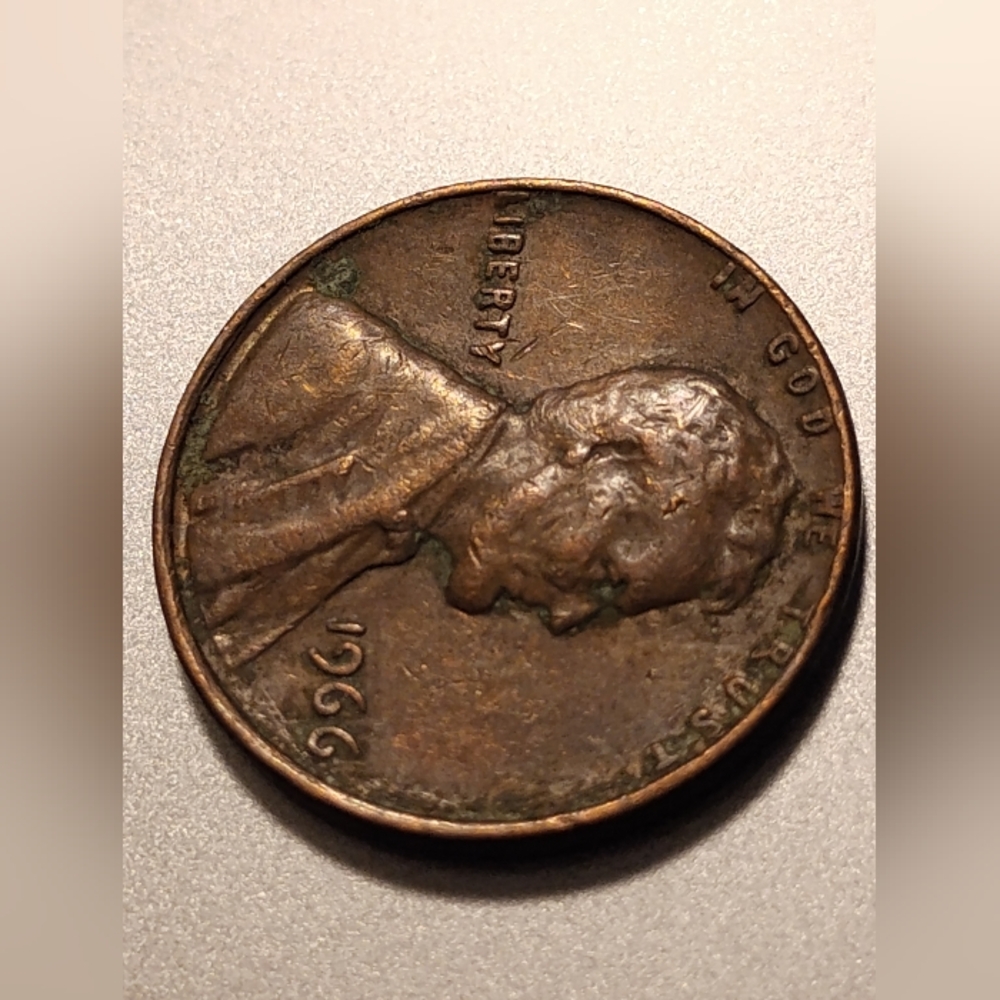 1966 Lincoln Memorial Penny Coin VTG Historical - Picture 8 of 8